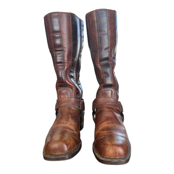 FRYE HARNESS AMERICANA Boots 150 Year Anniversary Stars Stripes USA Men\'s 8.5 M main image 6